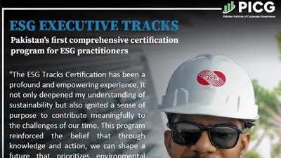 Mr Abdul Rehman Basit on PICG’s ESG Initiatives
