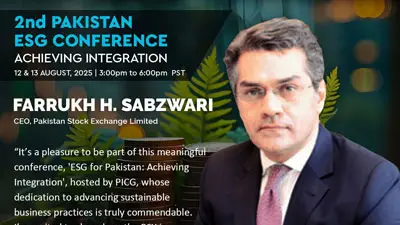 Mr. Farrukh H. Sabzwari 2nd ESG for Pakistan Conference